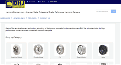 Desktop Screenshot of harmonicdampers.com